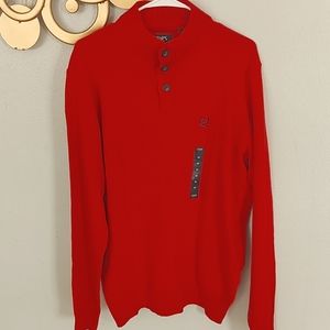 Chaps Red sweater